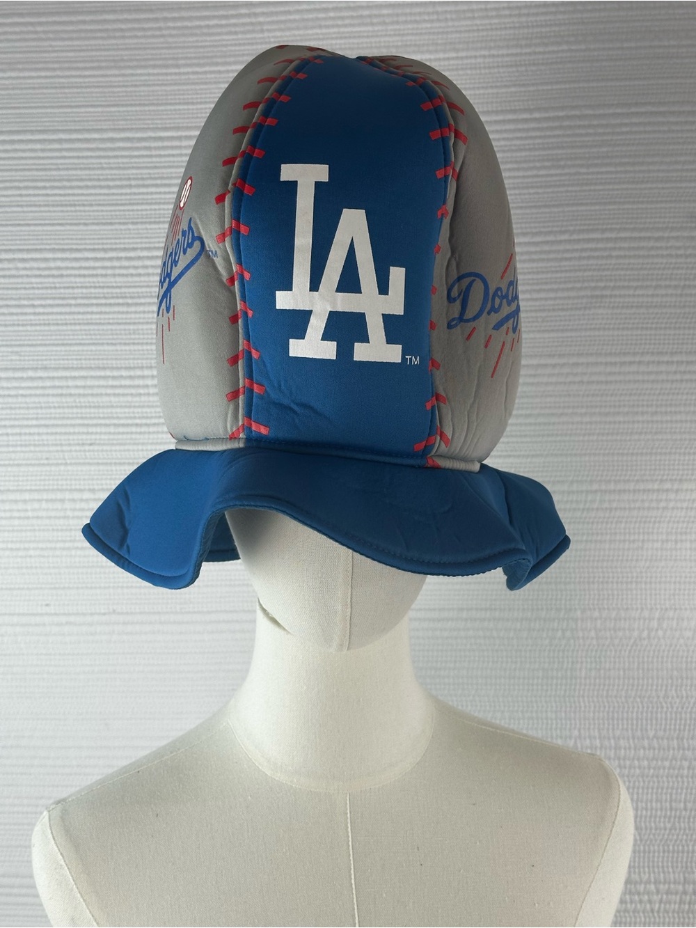 LA Dodgers Baseball Stitch Bucket Hat Y2K Sport Streetwear Genuine Merchandise - Picture 8 of 8